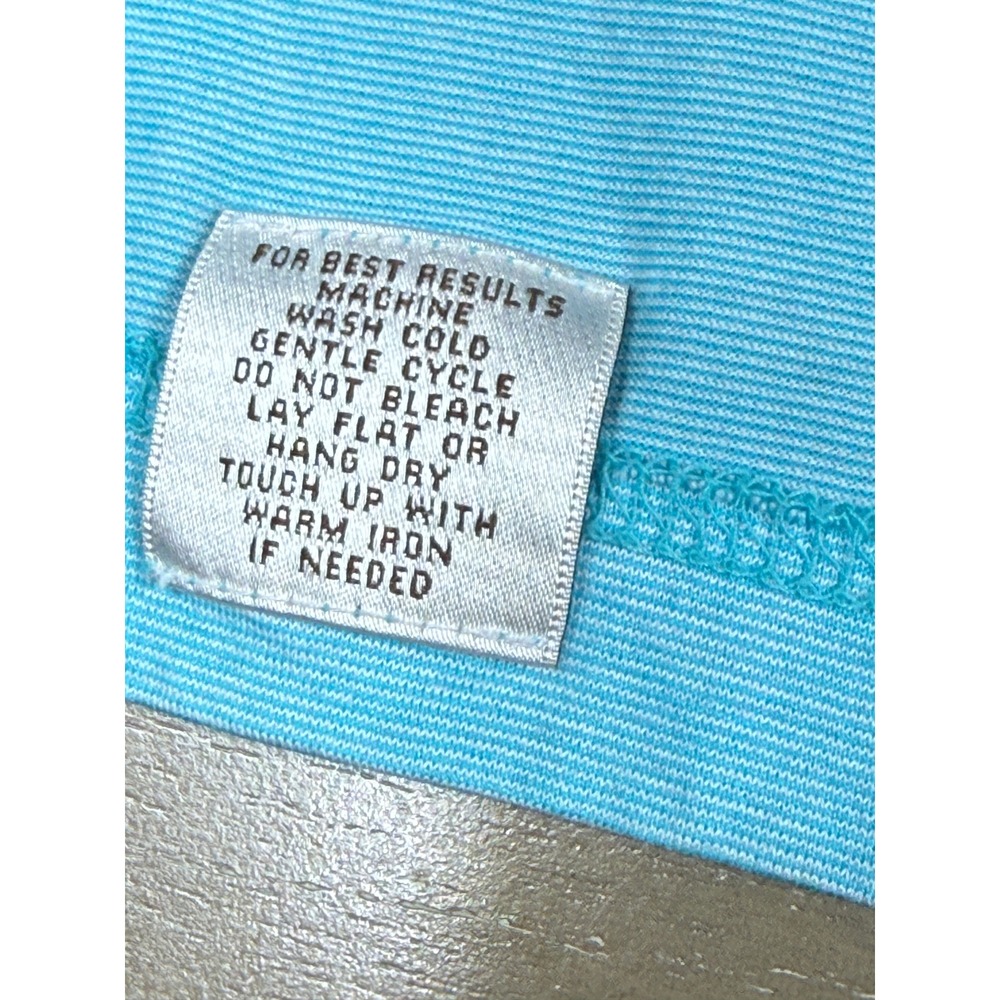 Peter Millar Riviera Country Club Polo Shirt Mens Small‎ Light Blue Striped Golf - Picture 7 of 11